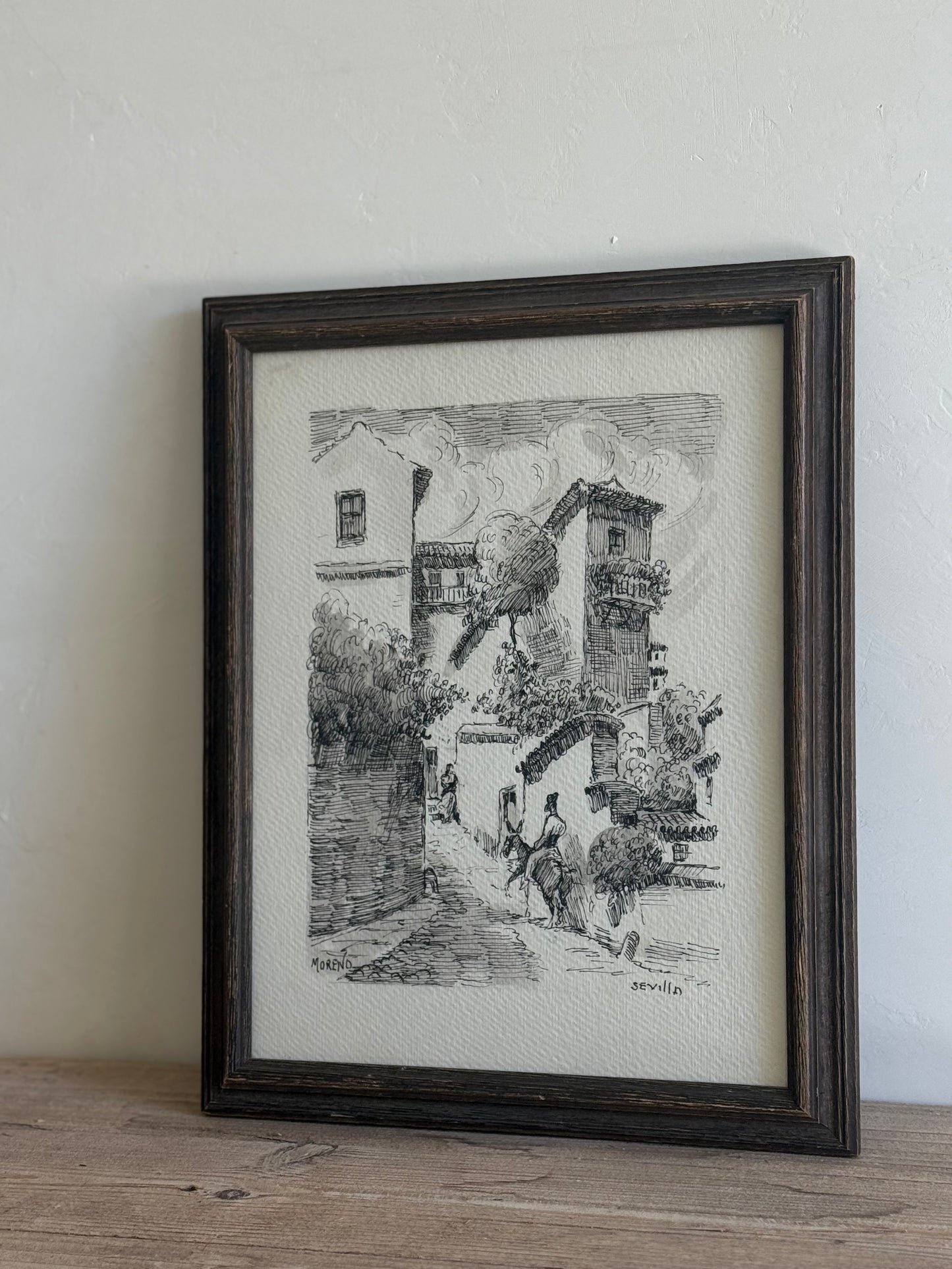 Black & White Framed Sketch
