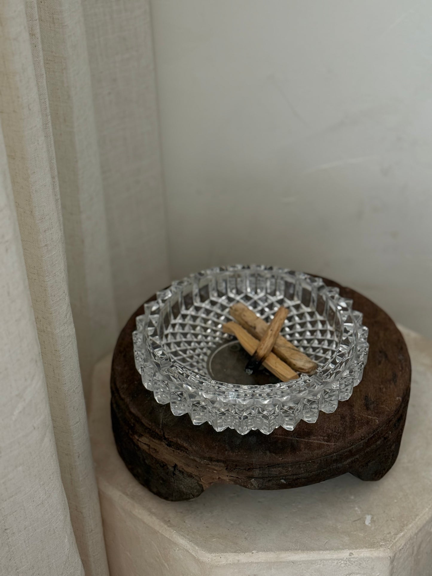Vintage Mikasa Crystal Ashtray