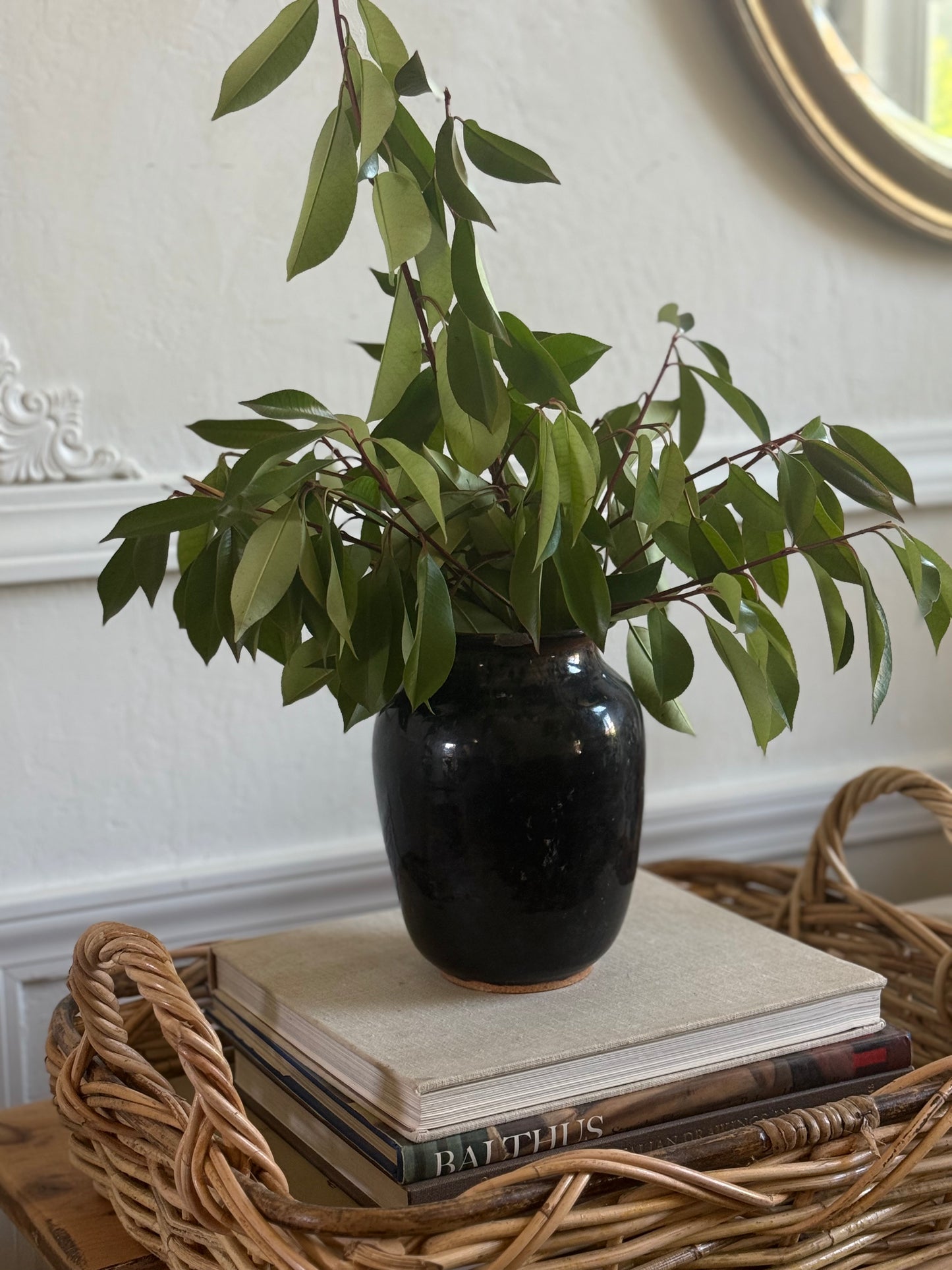 Small Glazed Pottery Jar