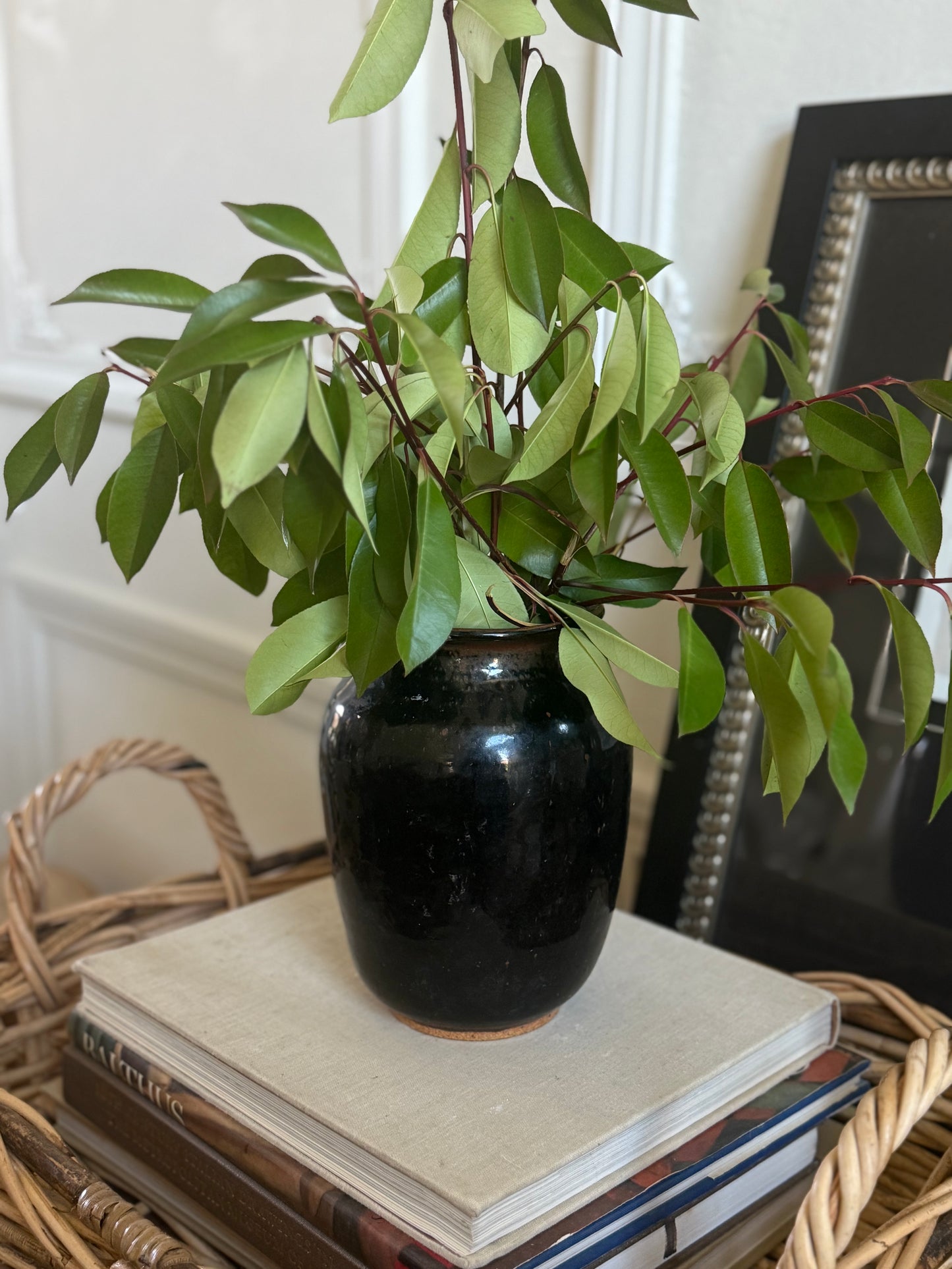 Small Glazed Pottery Jar