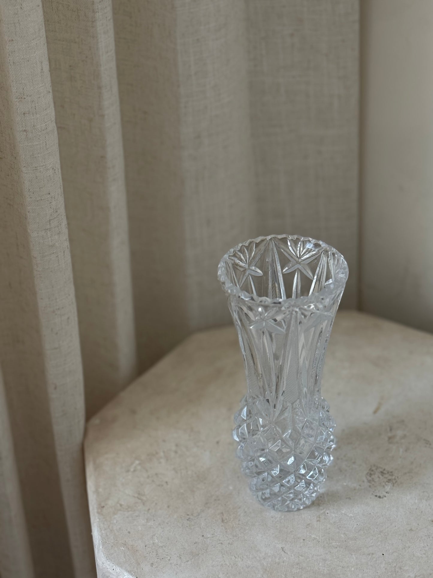 Small Crystal Vase