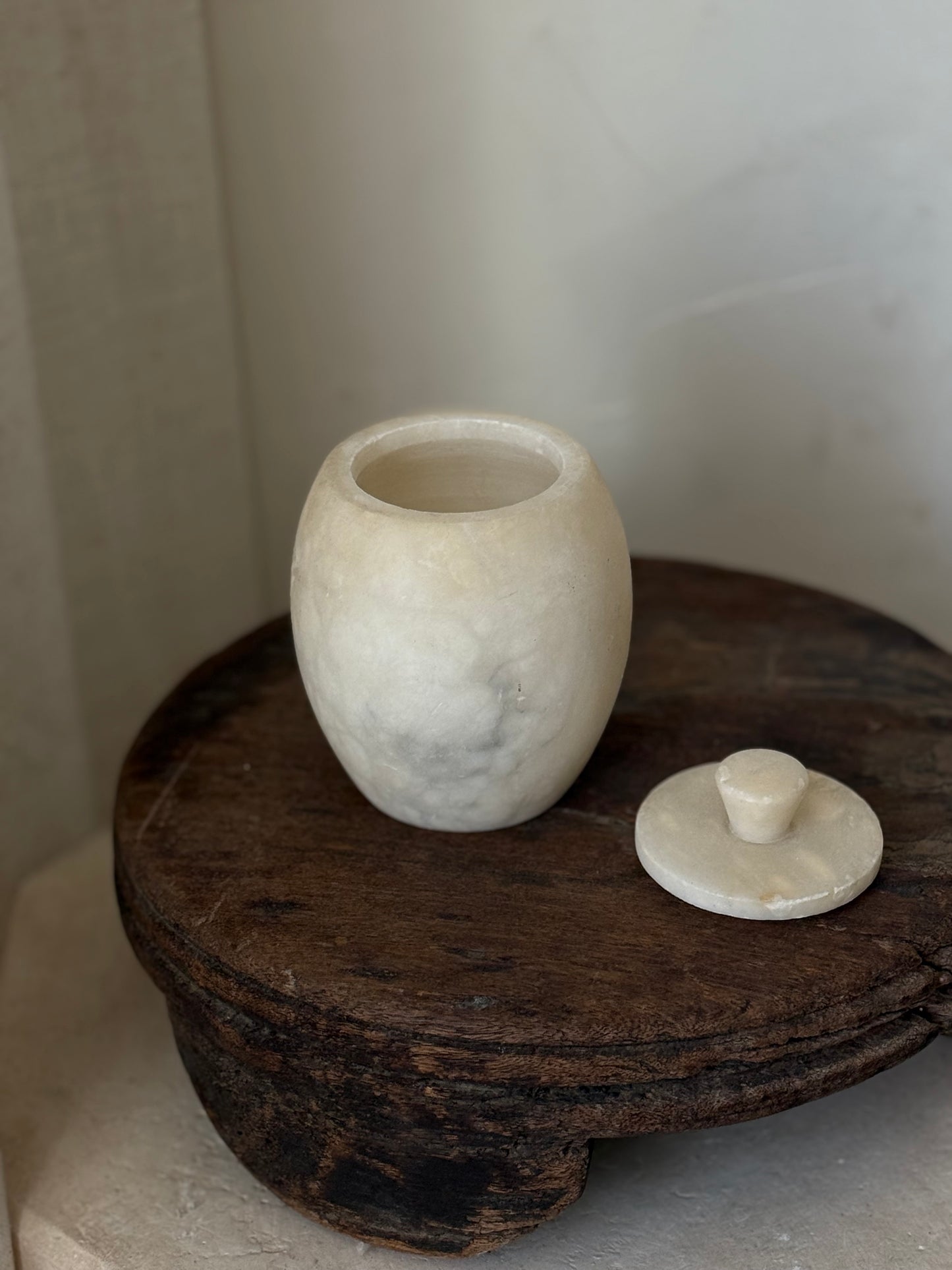 Alabaster Canister