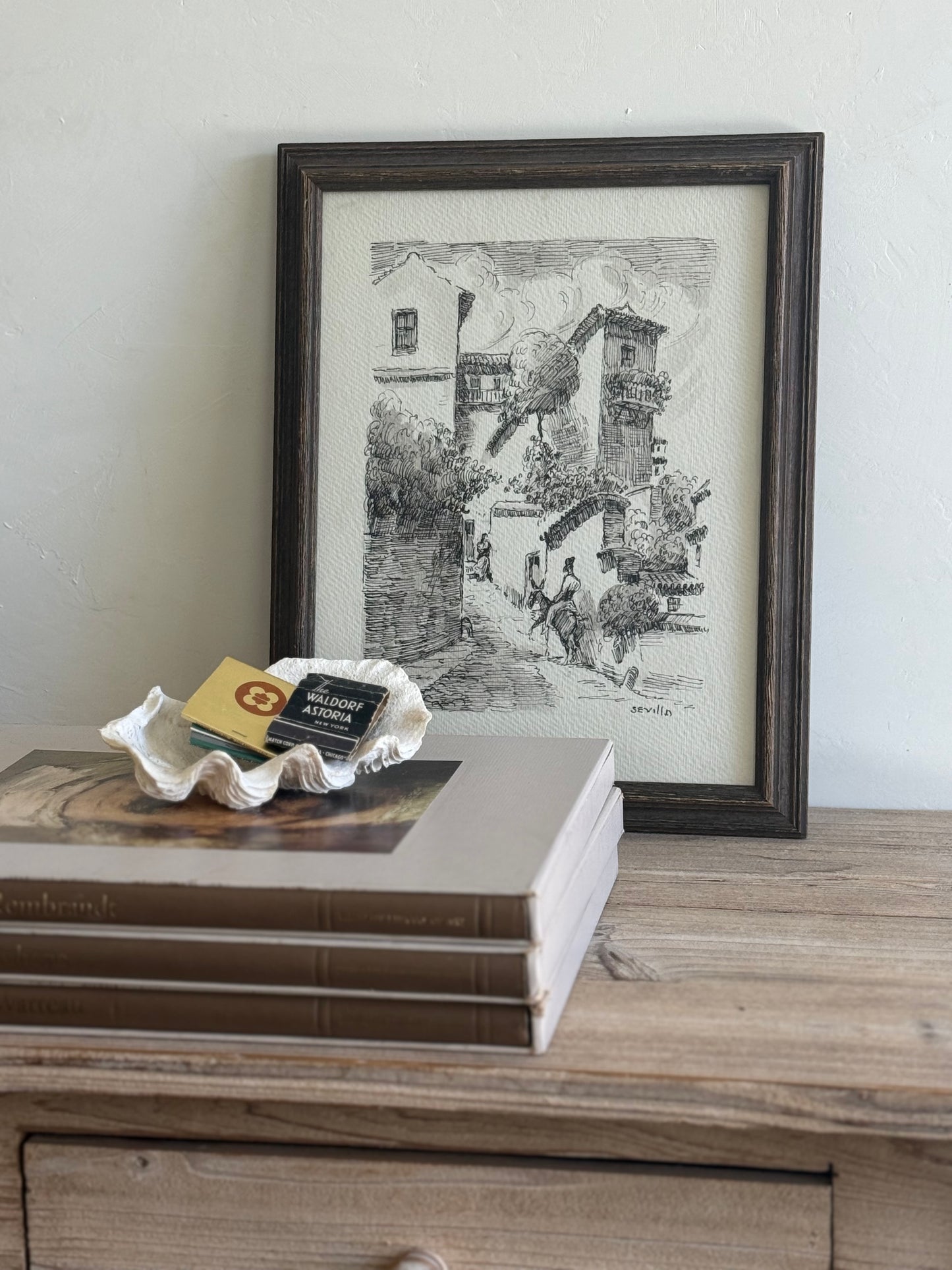 Black & White Framed Sketch