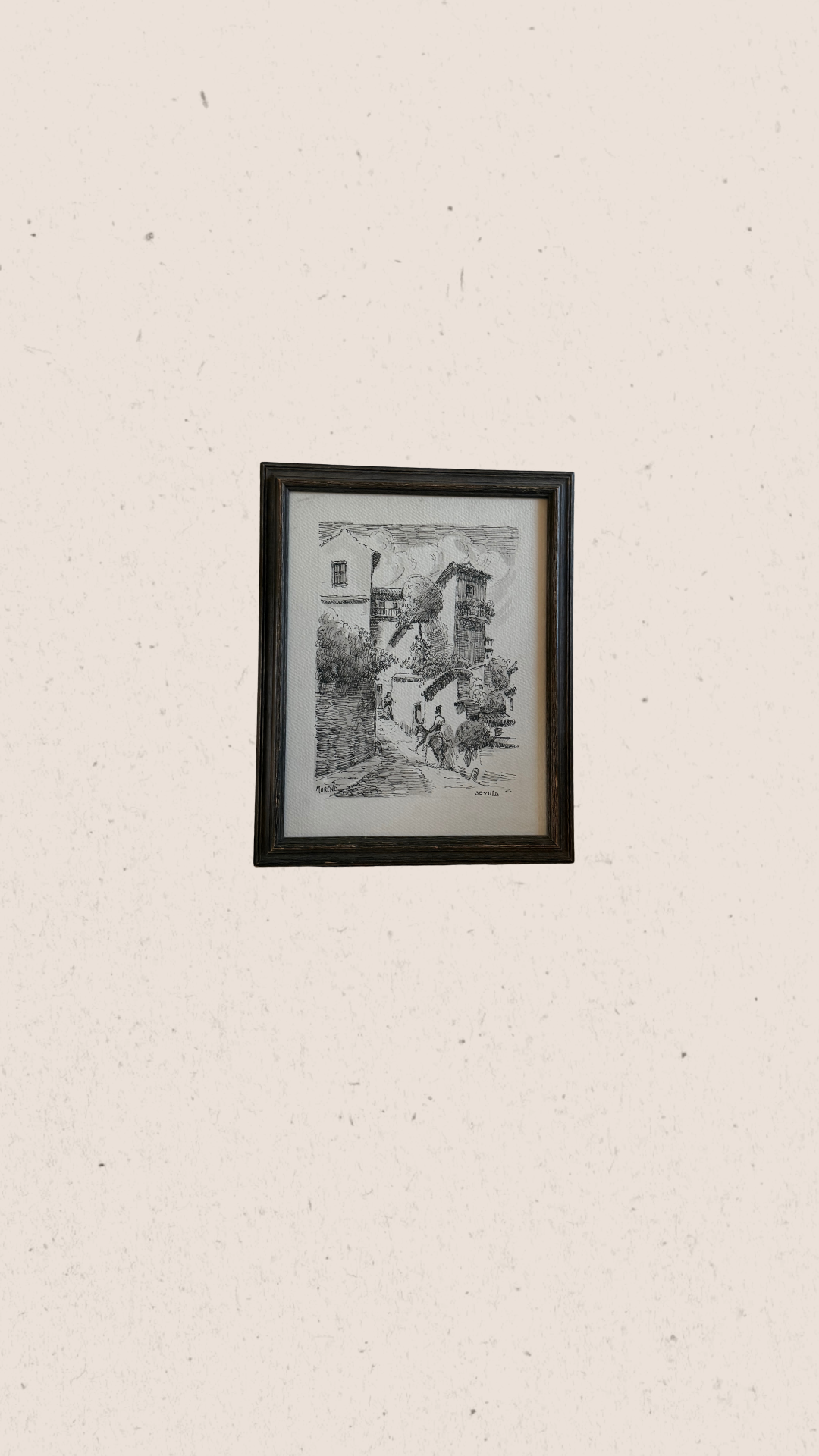 Black & White Framed Sketch