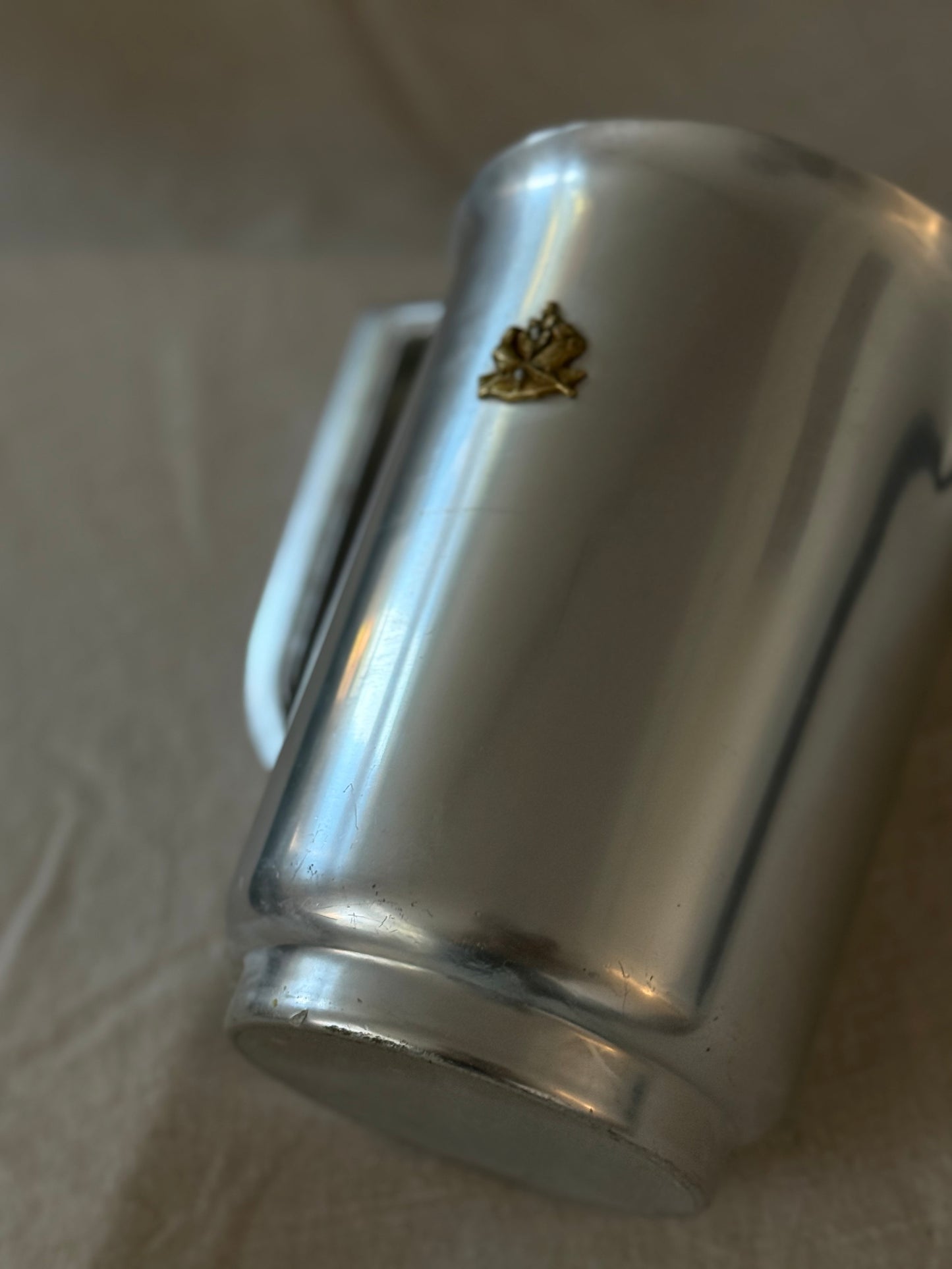 Art Deco Aluminum Pitcher