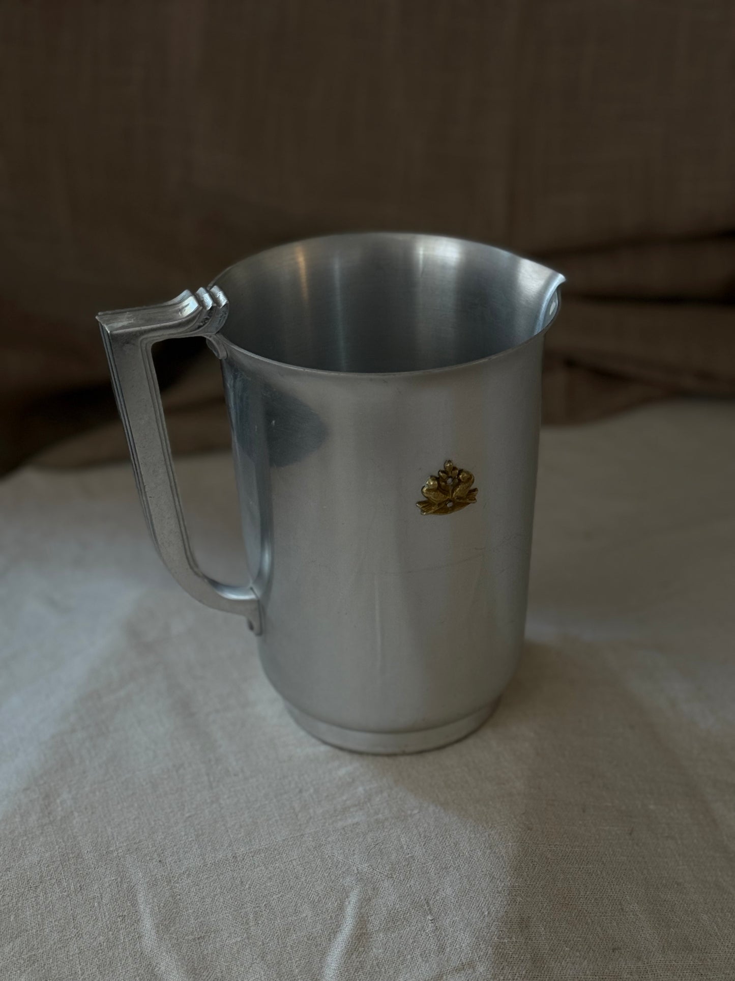 Art Deco Aluminum Pitcher