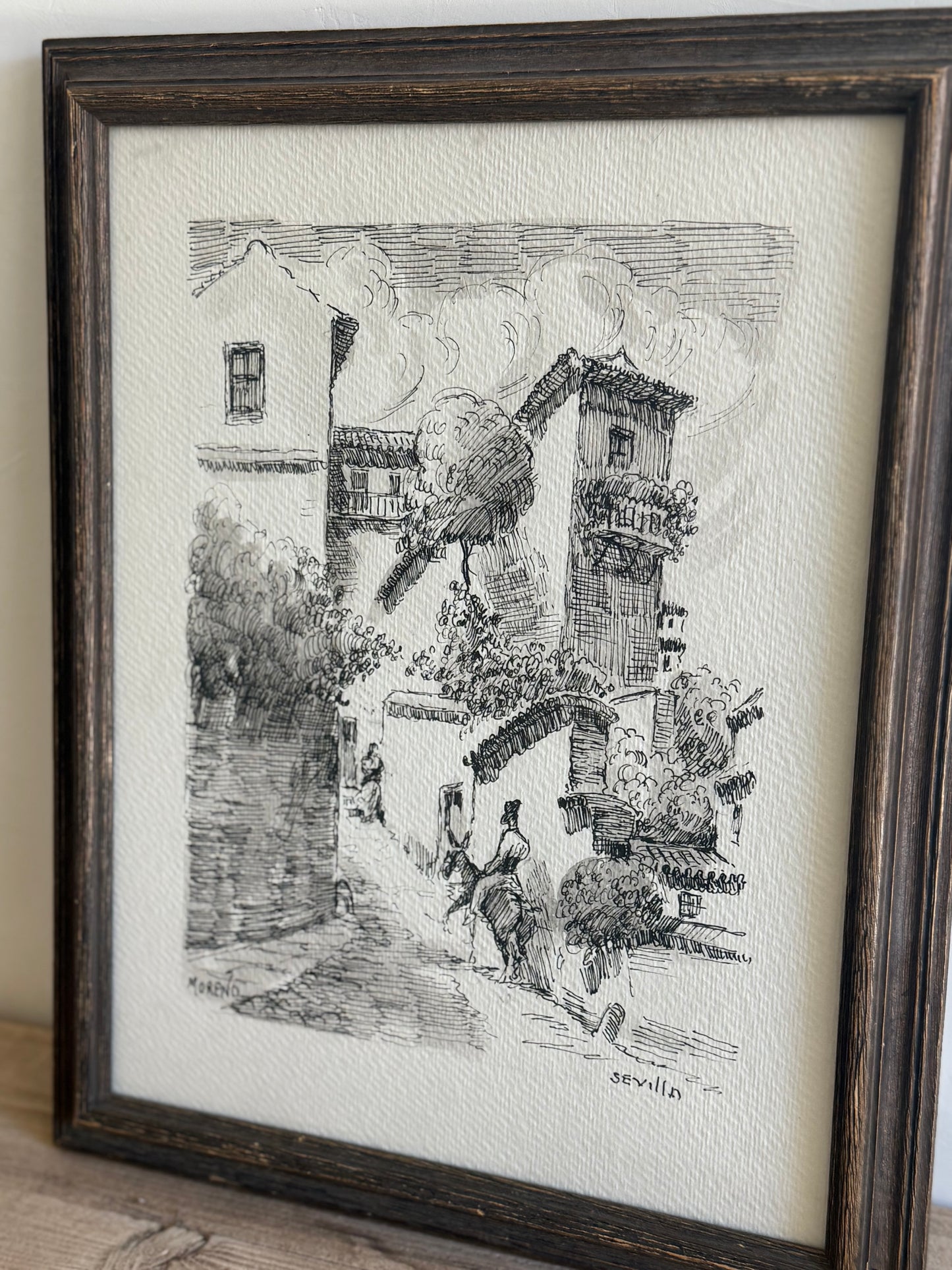 Black & White Framed Sketch