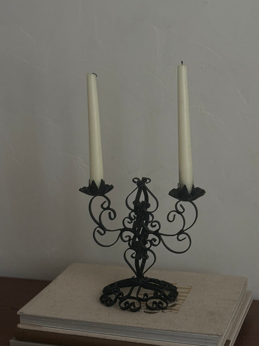 Spanish Iron Candelabra