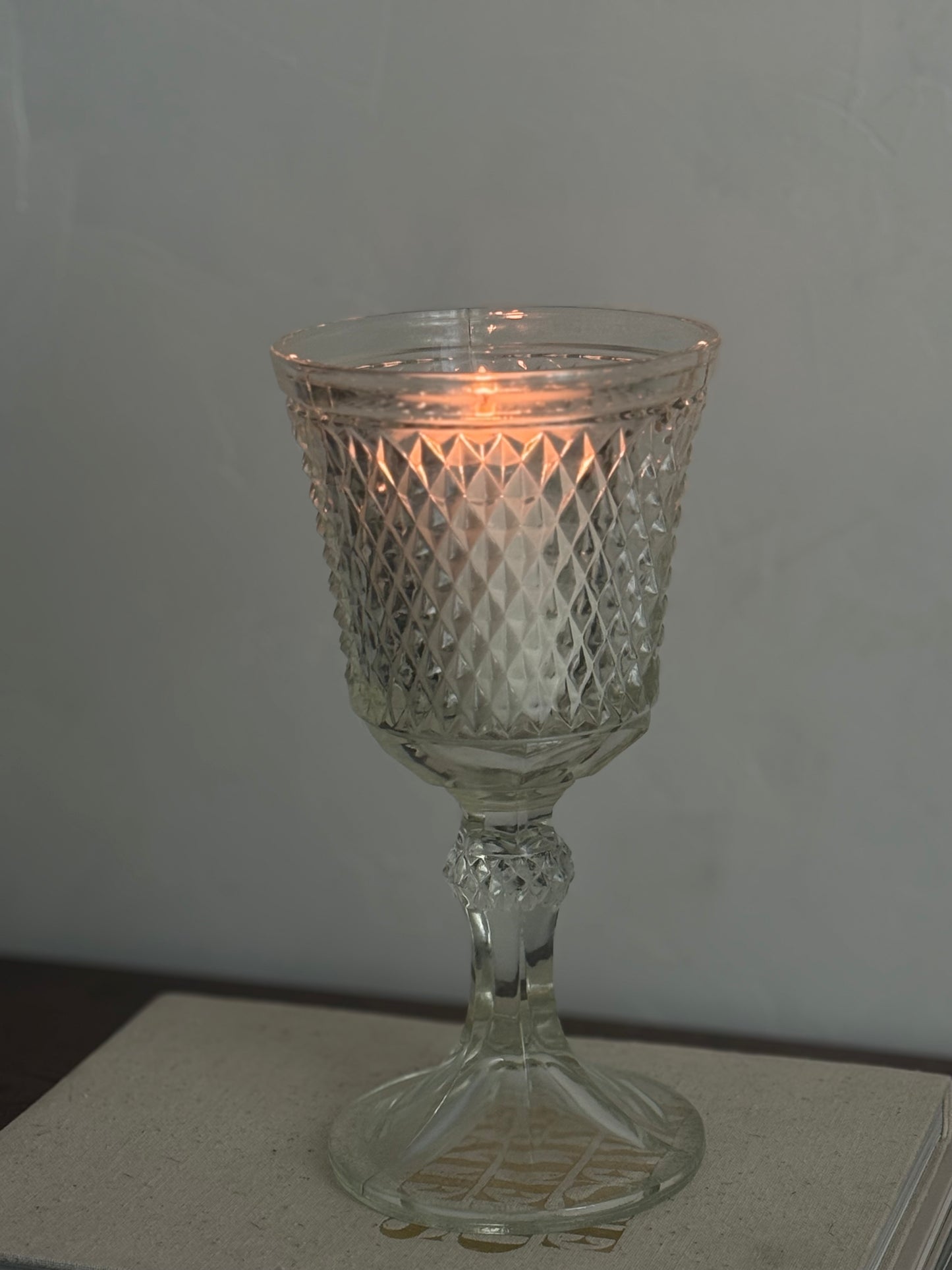 Cut Glass Hurricane