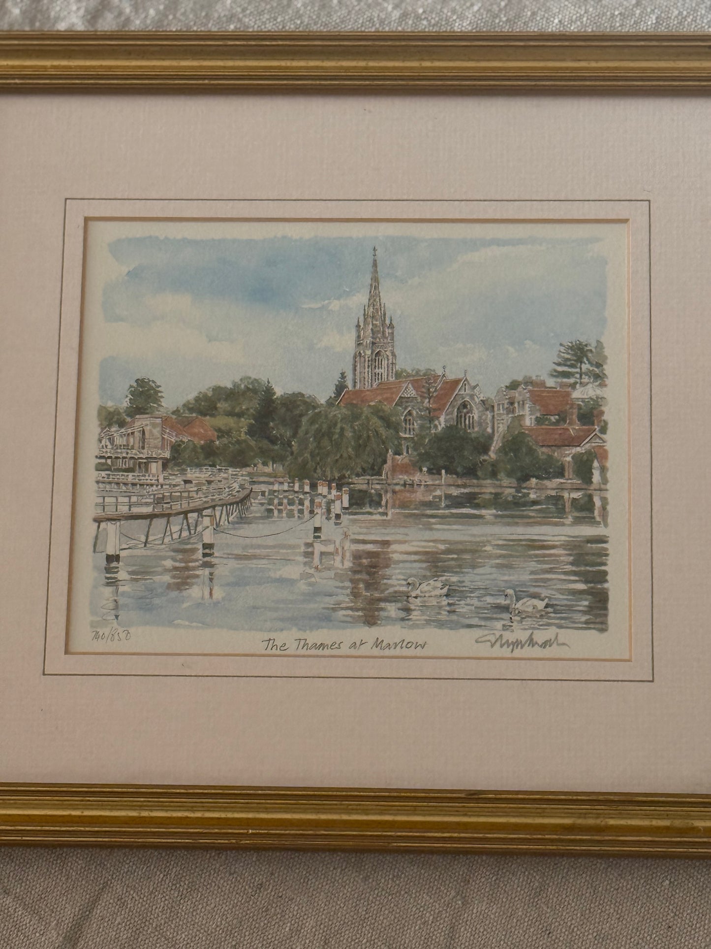 Britain Landscape Watercolor