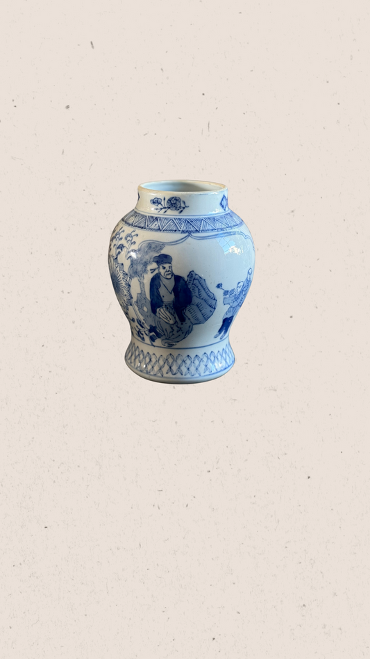 Vintage Blue & White Vase